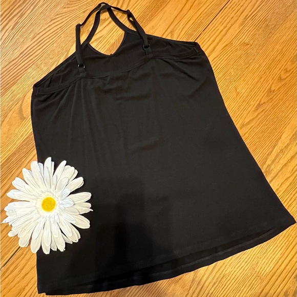 Torrid Black Everyday Ribbed Strappy Halter Tank Top / Size 2 🖤 - Picture 5 of 16